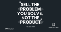 Sell the Problem Facebook Ad Design