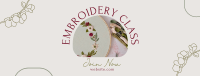 Embroidery Class Facebook cover Image Preview