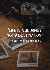 Life is a Journey Flyer Design