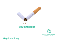 You Can Quit Smoking Postcard Image Preview