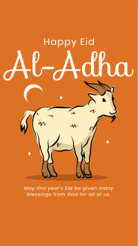 Eid Al Adha Goat Instagram story Image Preview