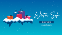 Winter Gifts Facebook Event Cover Design