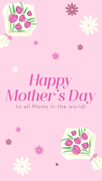 Mother's Day Bouquet Facebook story Image Preview