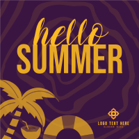 Hello Summer! Instagram post Image Preview