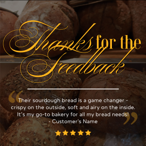 Bread and Pastry Feedback Instagram post Image Preview