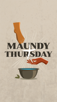 Maundy Thursday Cleansing YouTube short Image Preview