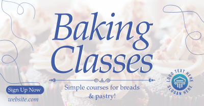 Baking Classes Facebook Ad Image Preview