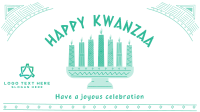 Kwanzaa Candles Facebook event cover Image Preview