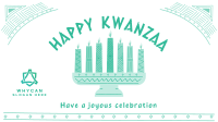 Kwanzaa Candles Facebook event cover Image Preview