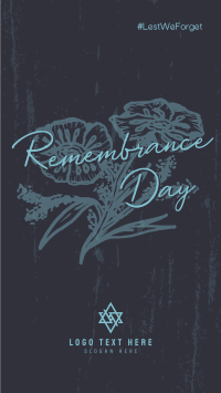 Remembrance Poppies YouTube Short Design
