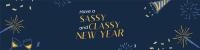 Sassy New Year Spirit LinkedIn Banner Image Preview