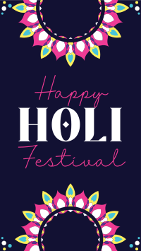 Holi Festival Instagram story Image Preview