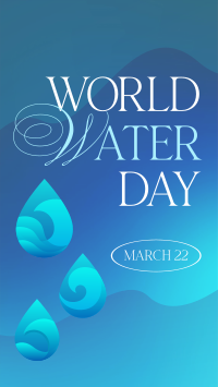 Water Day Flow Instagram Story Design