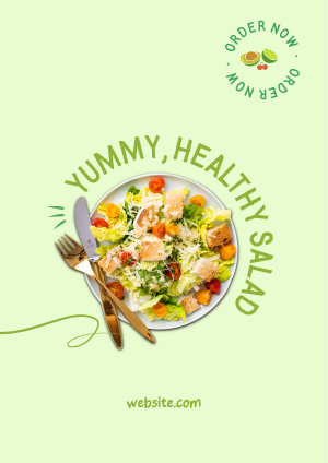 Clean Healthy Salad Flyer Image Preview