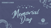 Memorial Day Doodle Animation Image Preview