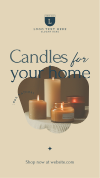 Aromatic Candles YouTube Short Design