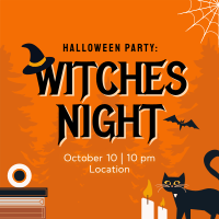 Witches Night Instagram Post Design