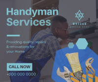 Handyman Services Facebook post Image Preview