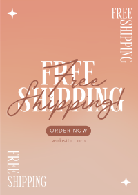 Dainty and Simple Shipping Poster Preview