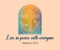 Peace Bible Verse Facebook Post Design