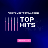 Top Hits Instagram Post Design