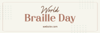 International Braille Day Twitter Header Image Preview