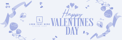 Valentines Greeting Twitter header (cover) Image Preview