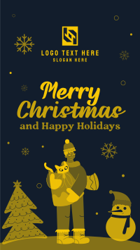 Christmas Holiday Santa Instagram Story Design