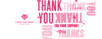 Playful Thank You Facebook cover Image Preview