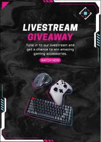 Livestream Giveaway Flyer Image Preview