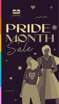 Pride Month Sale Facebook Story Design