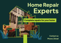 Home Repair experts Postcard Image Preview