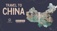 Explore China Facebook Event Cover Design