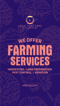 Rustic Farming Services Facebook Story Design