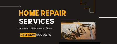 Simple Home Repair Service Facebook cover Image Preview