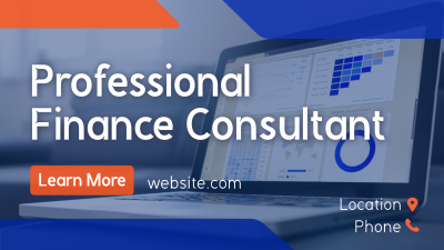 Professional Finance Consultant Facebook event cover Image Preview