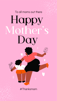 Happy Motherhood Facebook Story Design