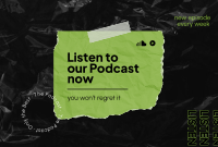 Listen Podcast Pinterest board cover Image Preview