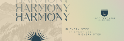 Harmony in Every Step Twitter header (cover) Image Preview