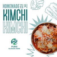 Homemade Kimchi Instagram Post Design
