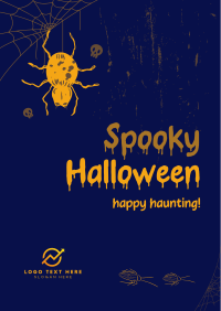 Halloween Spider Greeting Poster Image Preview