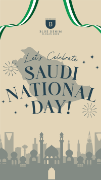 Celebrate Saudi National Day Instagram Reel Image Preview