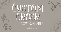 Order Custom Jewelry Facebook ad Image Preview