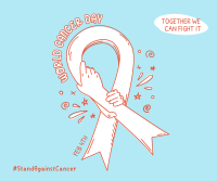 World Cancer Day Holding Facebook post Image Preview