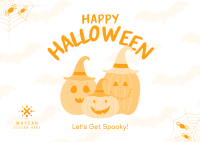 Quirky Halloween Postcard Design