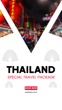 Thailand Travel Package Instagram Story Design