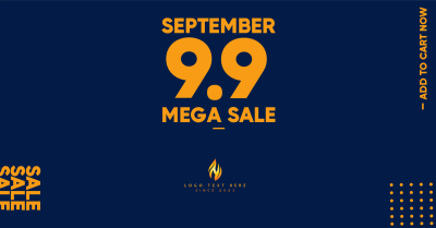 Mega Sale 9.9 Facebook ad Image Preview