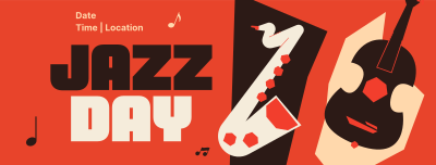 Jazz Instrumental Day Facebook cover Image Preview