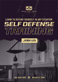 Self Defense Training Class Poster Preview