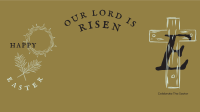 Lord Is Risen Zoom Background Image Preview